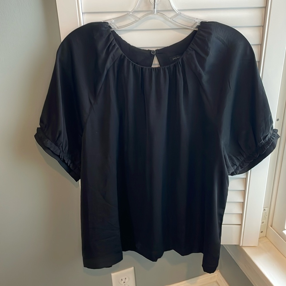 Ann Taylor black blouse